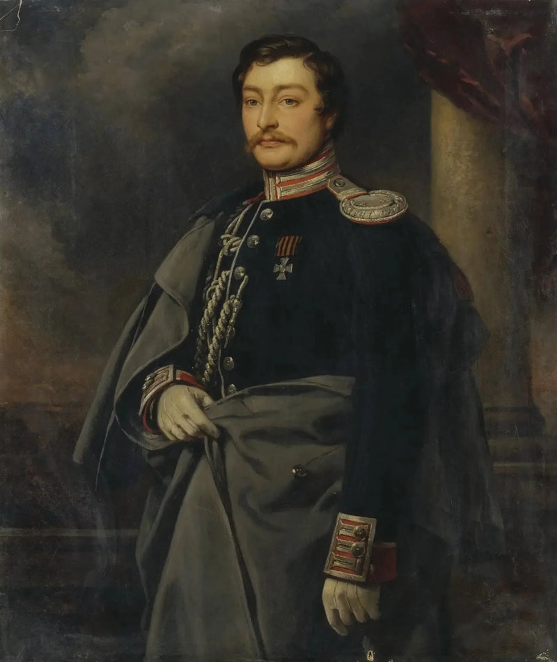 Retrato de Alexandre P. von Benckendorff (1819 – 1851) - Charles de Steuben
