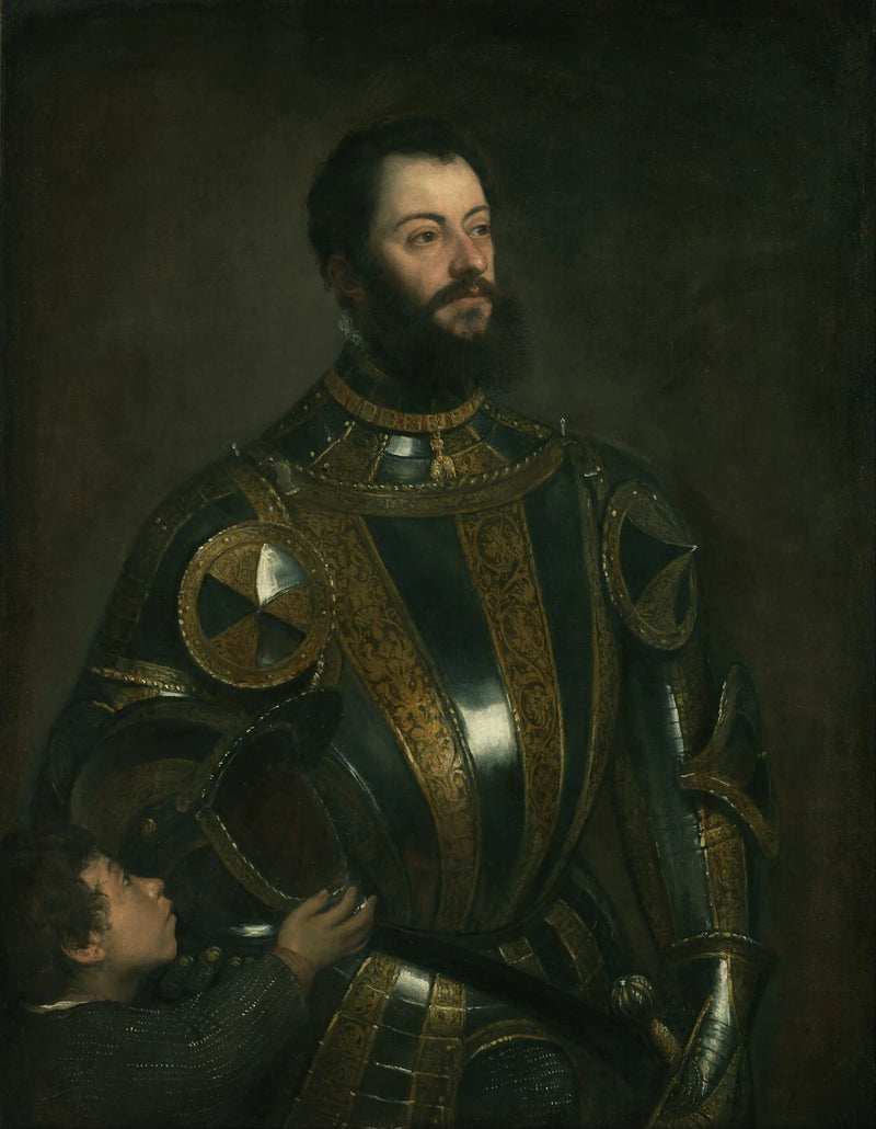 Retrato de Alfonso d'Avalos - Tiziano