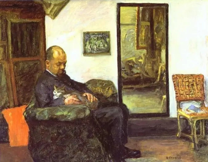 Retrato de Ambroise Vollard - Pierre Bonnard