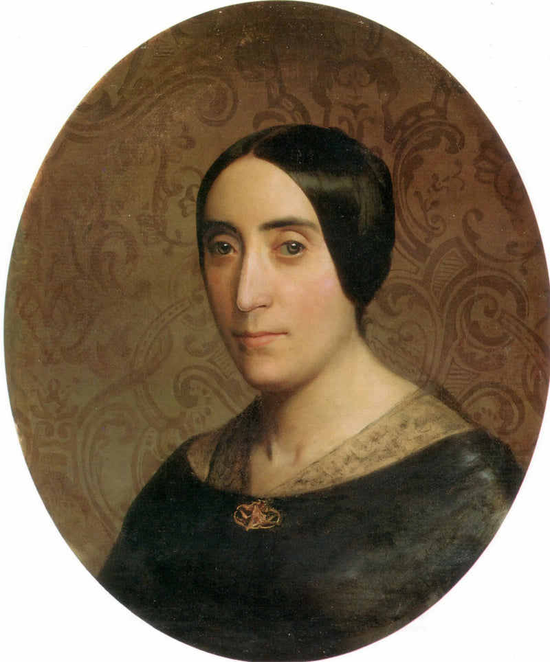 Retrato de Amélina Dufaud, esposa de Bouguereau, tía del artista - Bouguereau