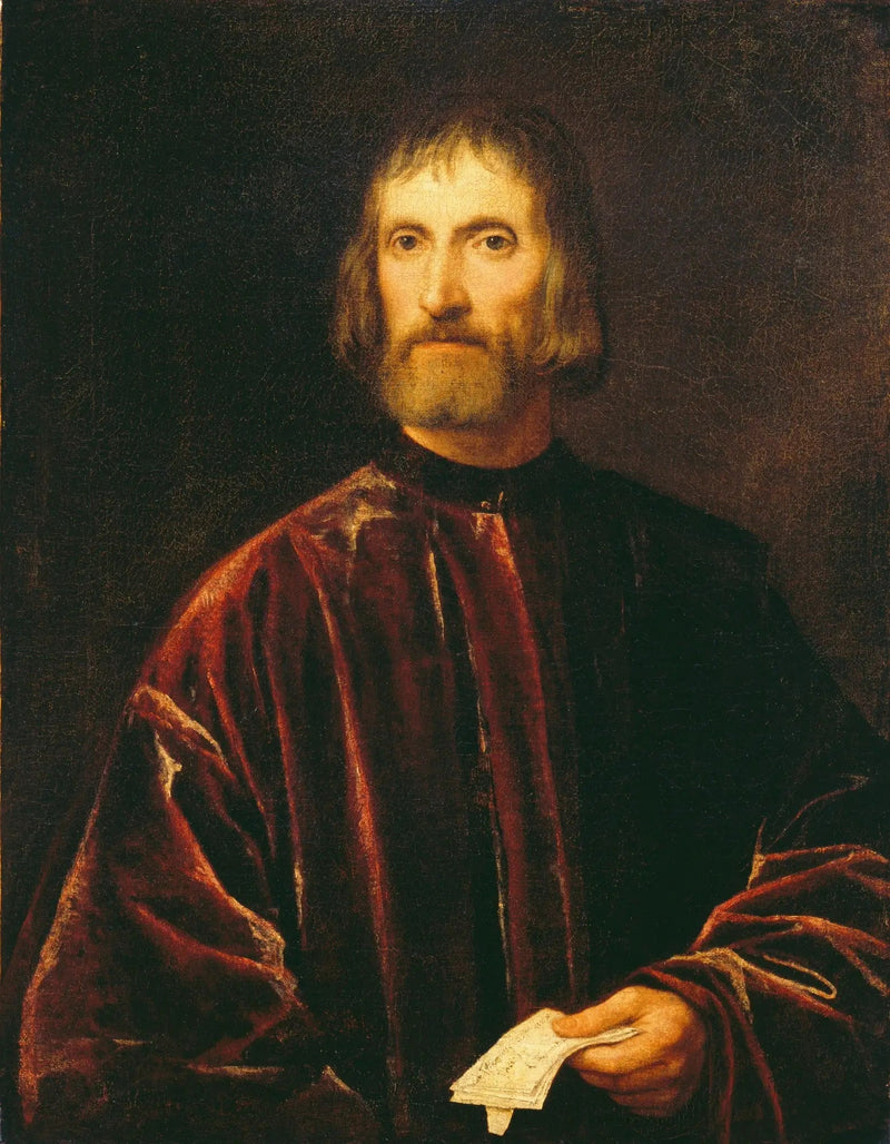 Retrato de Andrea dei Franceschi - Tiziano