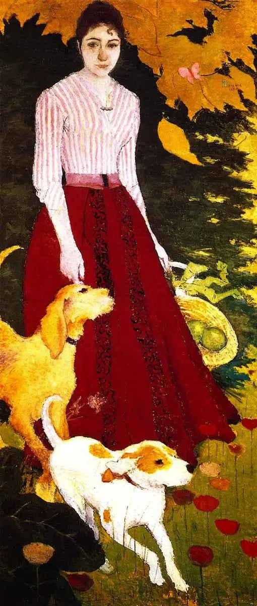 Retrato de Andrée Bonnard, hermana del artista - Pierre Bonnard