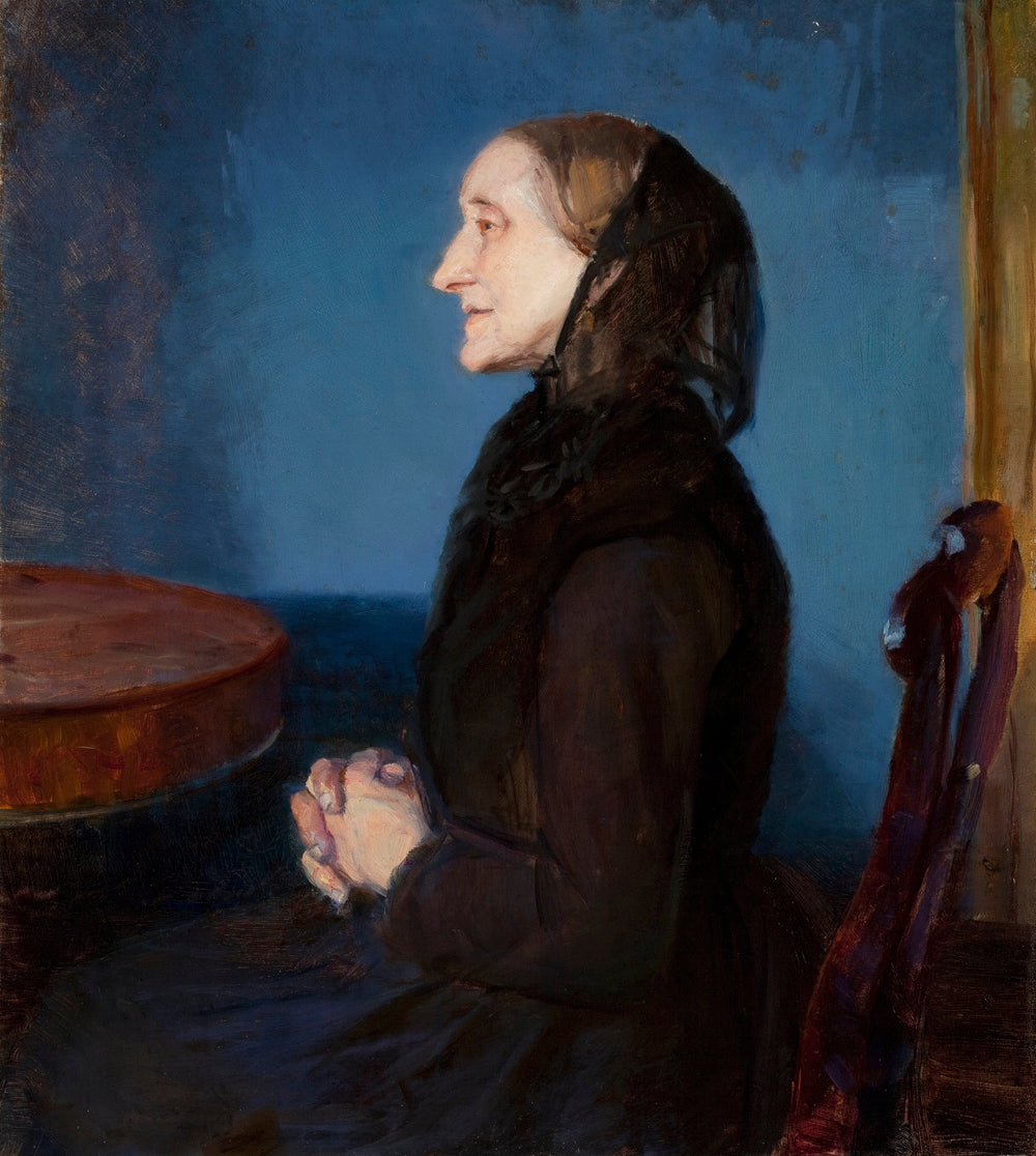 Portrait d'Ane Hedvig Brøndum - Anna Ancher image 1 reproduction de peinture à l’huile