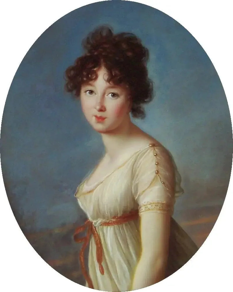 Retrato de Aniela Czartoryska nacida Radziwiłł. - Élisabeth Vigée Le Brun