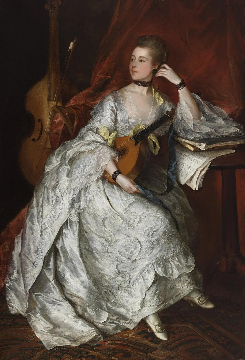 Retrato de Ann Ford (más tarde Mme Philip Thicknesse) - Thomas Gainsborough