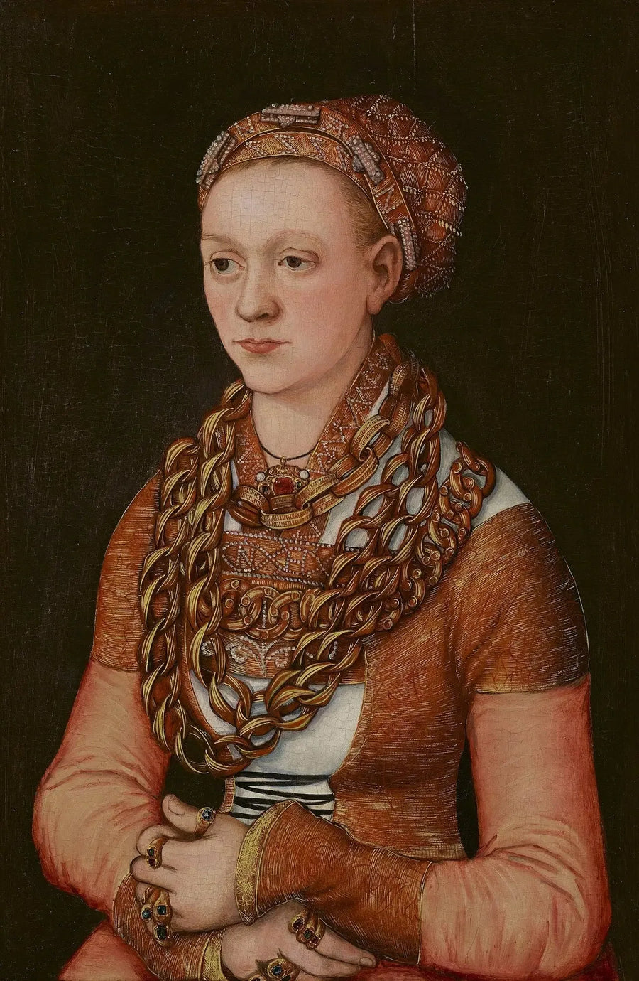 Retrato de Anna Buchner, nacida Lindacker - Lucas Cranach el Viejo