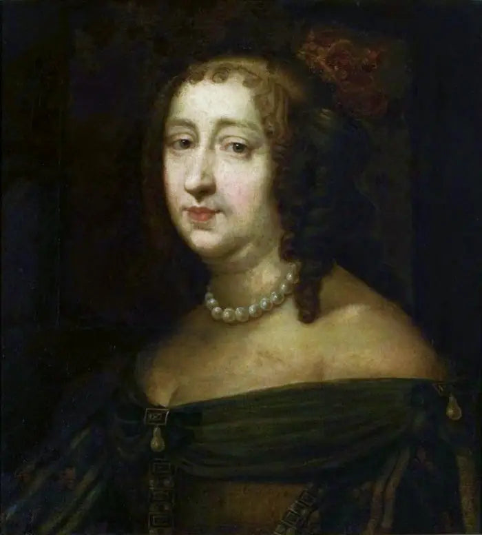 Retrato de Ana de Austria (1601-1666). - Pierre Mignard