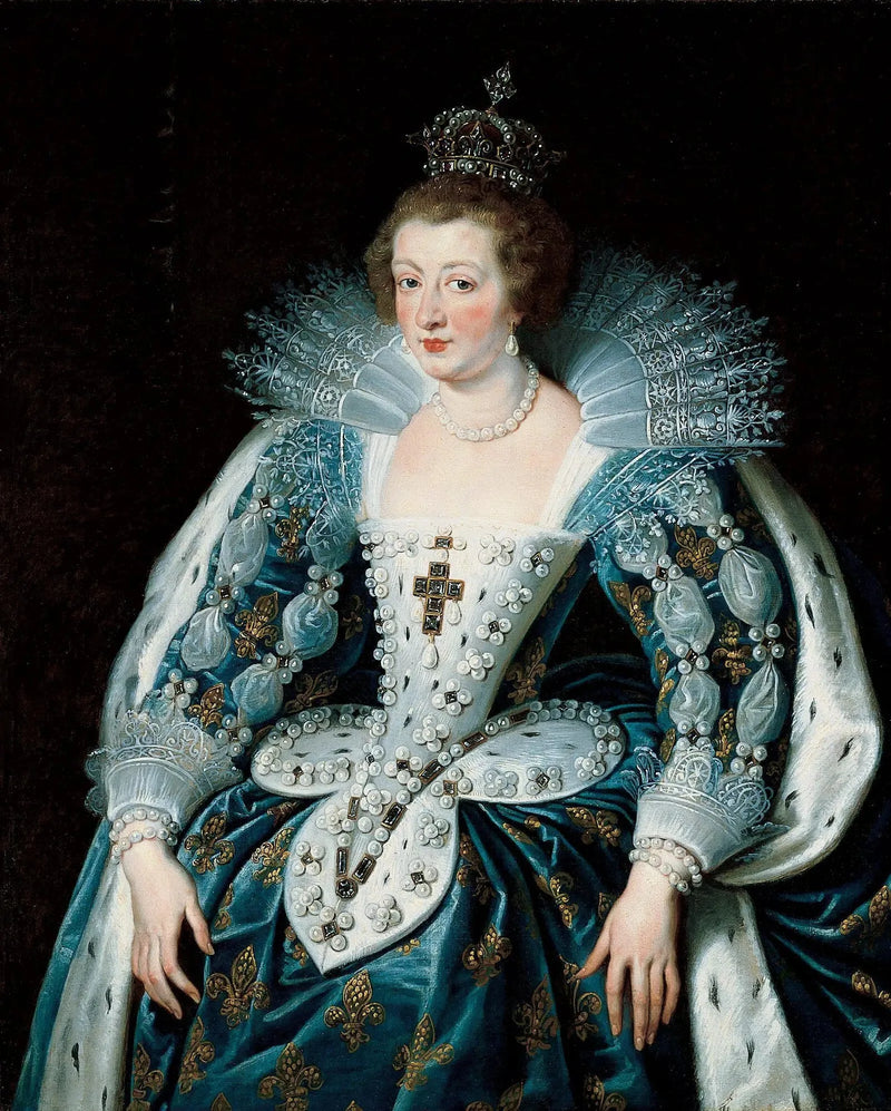 Retrato de Ana de Austria - Peter Paul Rubens