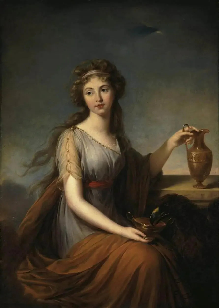 Retrato de Anne Pitt en Hebe - Elisabeth Vigée Le Brun