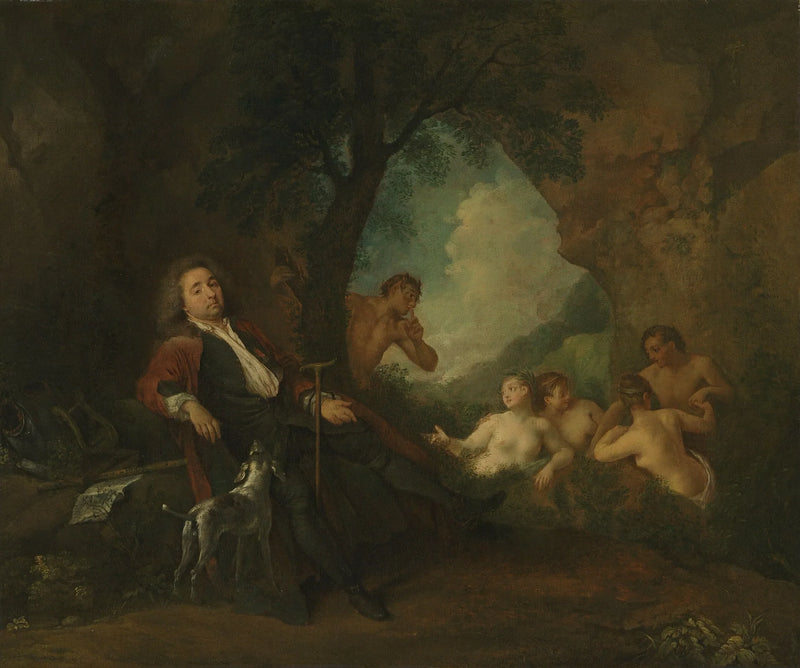 Retrato de Antoine de La Roque - Antoine Watteau