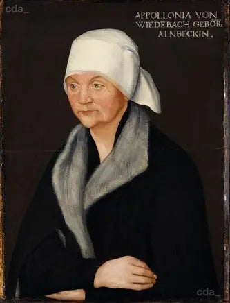 Retrato de Apollonia von Wiedebach - Lucas Cranach el Viejo