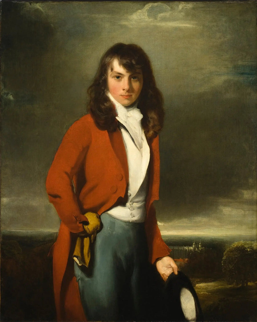 Retrato de Arthur Atherley estudiando en Eton - Thomas Lawrence