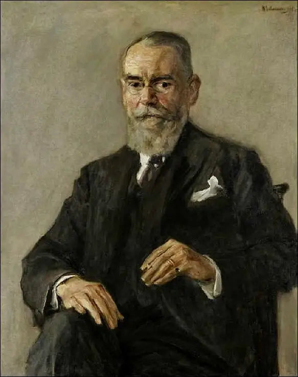 Retrato de Auguste Batschari - Max Liebermann