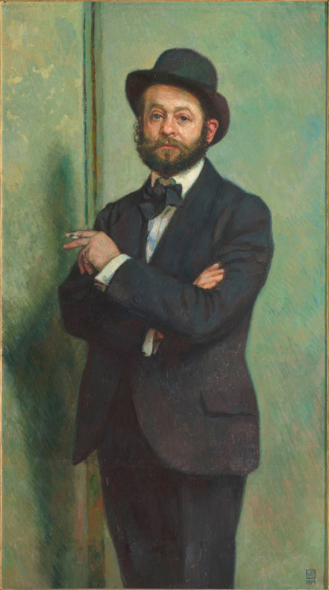 Retrato de Auguste Perret - Théophile van Rysselberghe