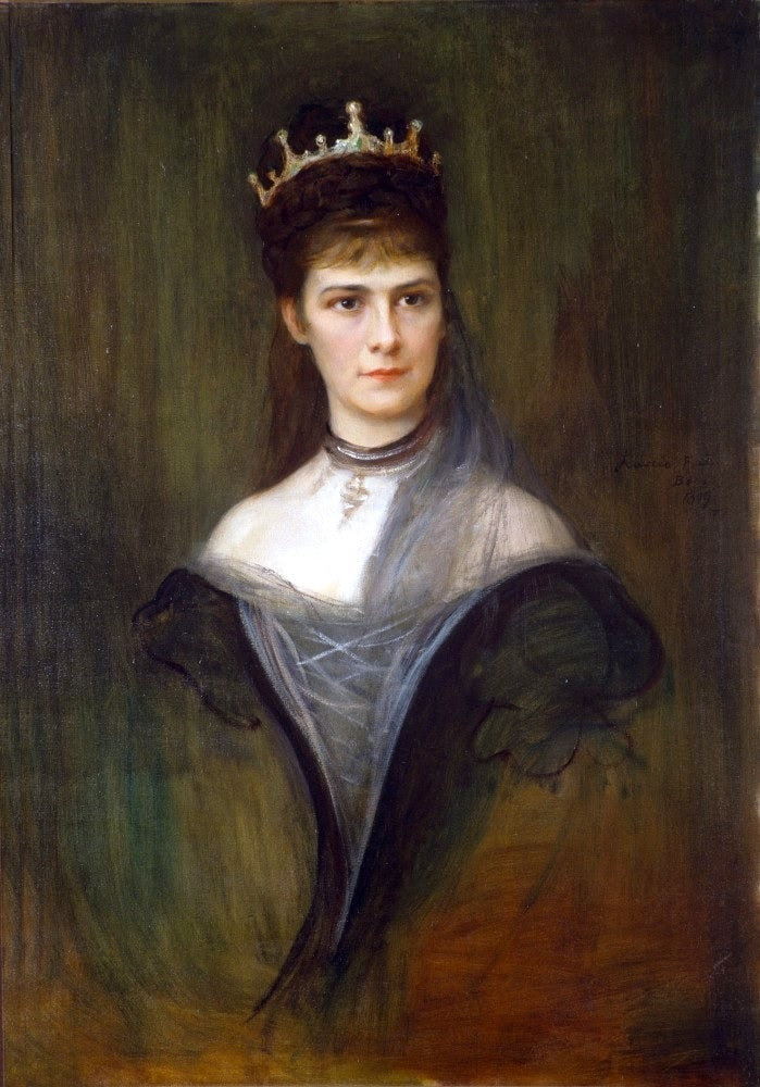 Retrato de Isabel de Baviera, reina de Hungría y emperatriz de Austria - Felipe de Läszlöš