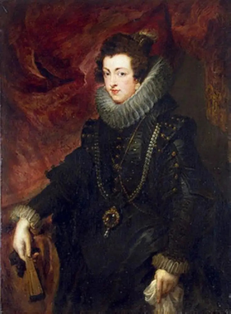 Retrato de Isabel de Borbón, reina de España - Peter Paul Rubens