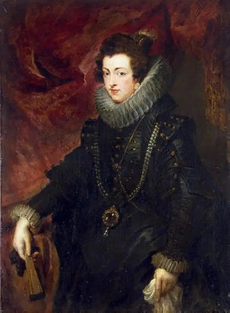 Retrato de Isabel de Borbón, reina de España - Peter Paul Rubens