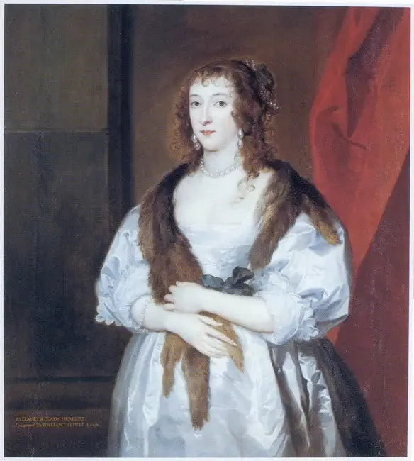 Retrato de Elizabeth Dormer (fallecida en 1635), esposa de Edward Somerset, 2.º marqués de Worcester - Antoine van Dyck