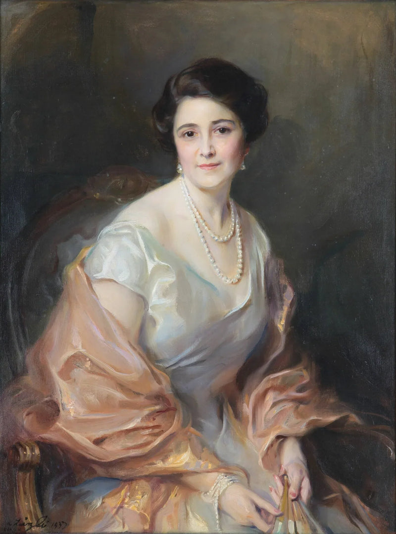 Retrato de Isabel Gottschalk de Hirsch - Philip de La��szlo��