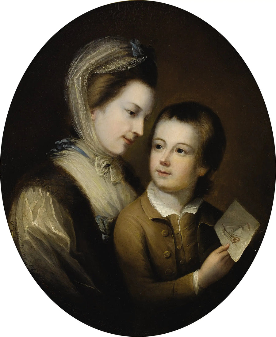 Retrato de Elizabeth Honywood y de su hijo Philip, 1767 - Thomas Gainsborough