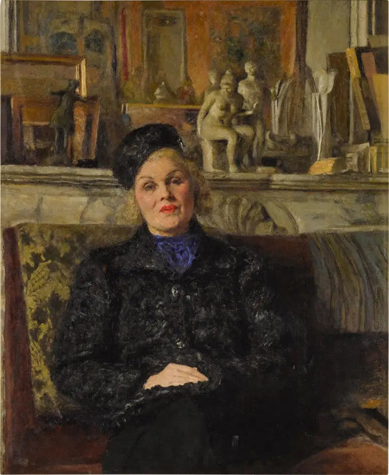 Retrato de Elvira Popesco - Édouard Vuillard