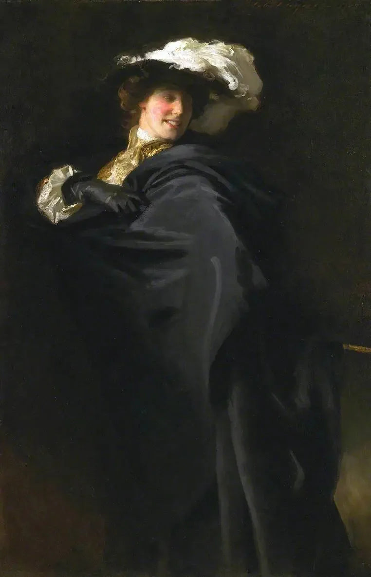 Retrato de Ena Wertheimer: A Vele Gonfie - John Singer Sargent