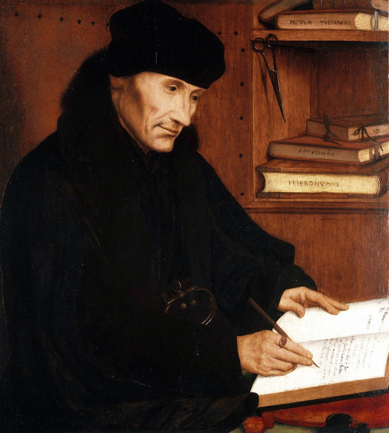 Retrato de Erasmo de Rotterdam (1466–1536) - Quentin Metsys