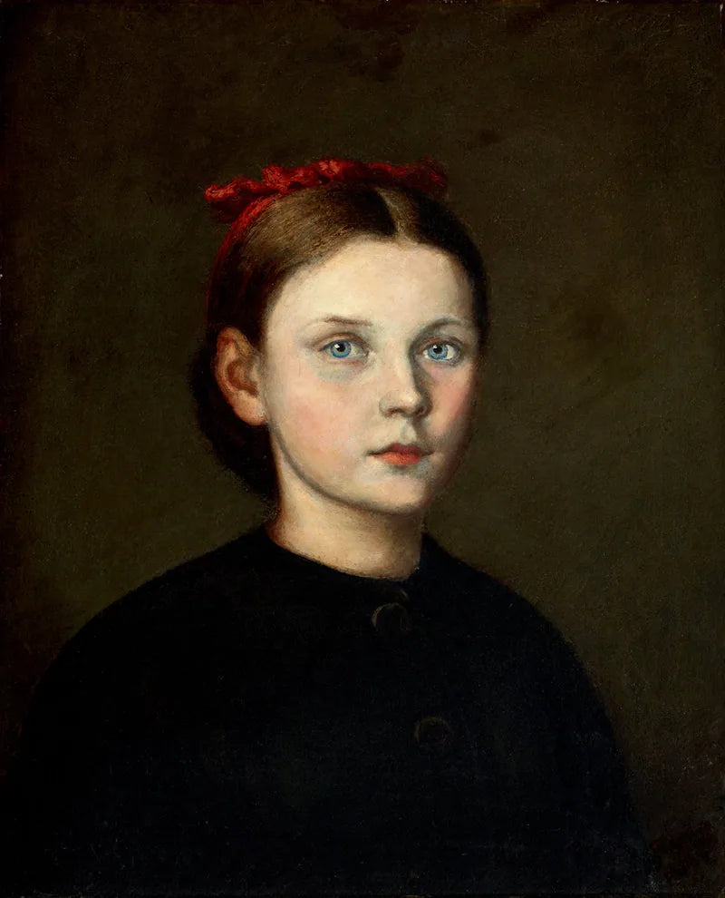Portrait d'Etelka Benczúr (Portrait d'une jeune fille) - Gyula Benczúr