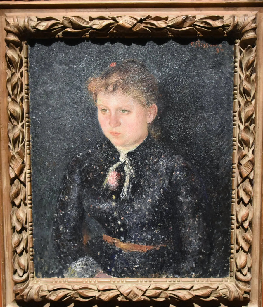 Retrato de Eugénie Estruc, llamada Nini - Camille Pissarro