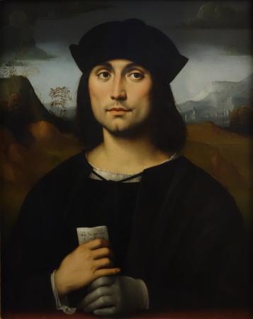 Retrato de Evangelista Scappi - Francesco Francia