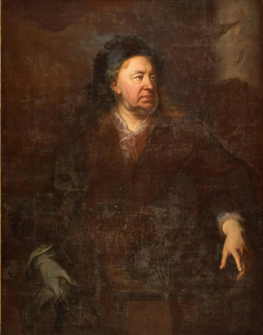 Retrato de Everhard Jabach - Hyacinthe Rigaud