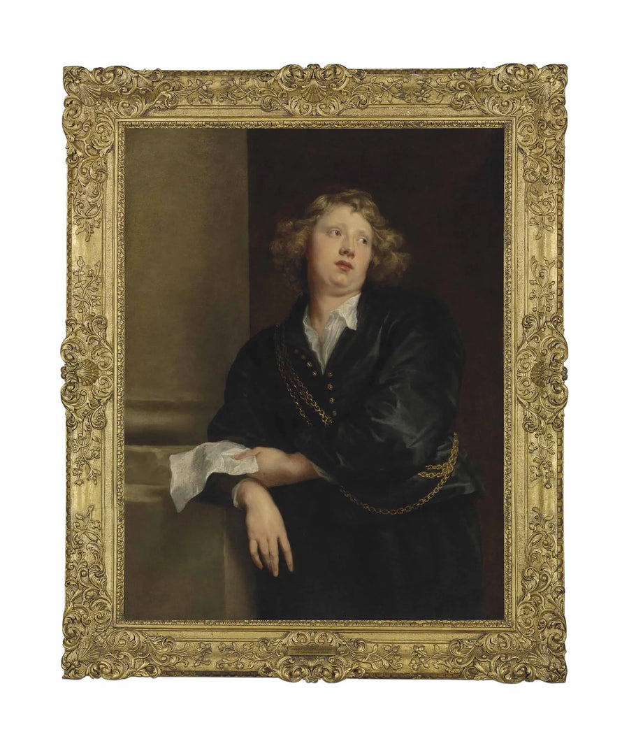 Retrato de Henricus Liberti (1628-1661). Compositor y organista - Antoine van Dyck