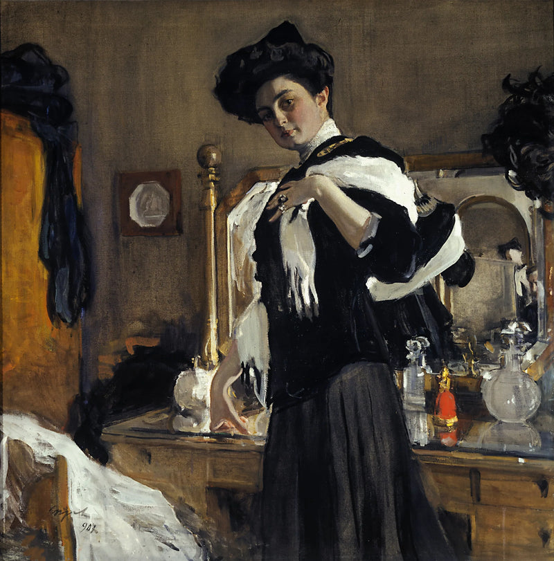 Retrato de Henriette Girshman - Valentin Serov