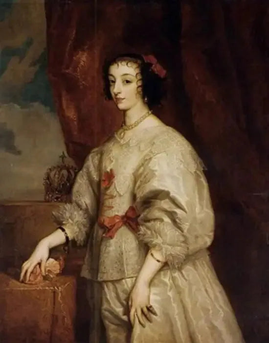 Retrato de Henriette Marie - Antoine van Dyck