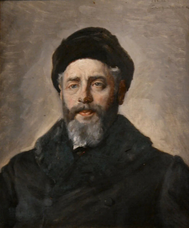Retrato de Henrik Pontopidan - Michael Peter Ancher
