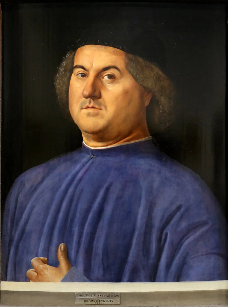Retrato de hombre - Alvise Vivarini