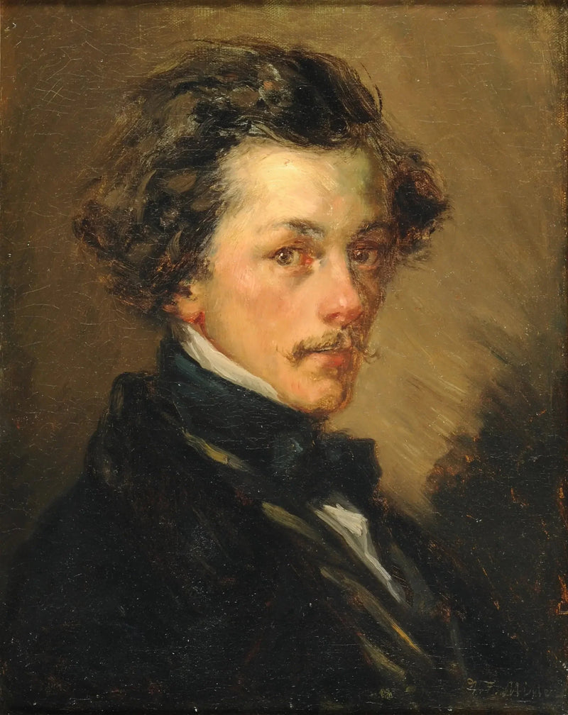 Retrato de hombre anónimo - Jean-François Millet