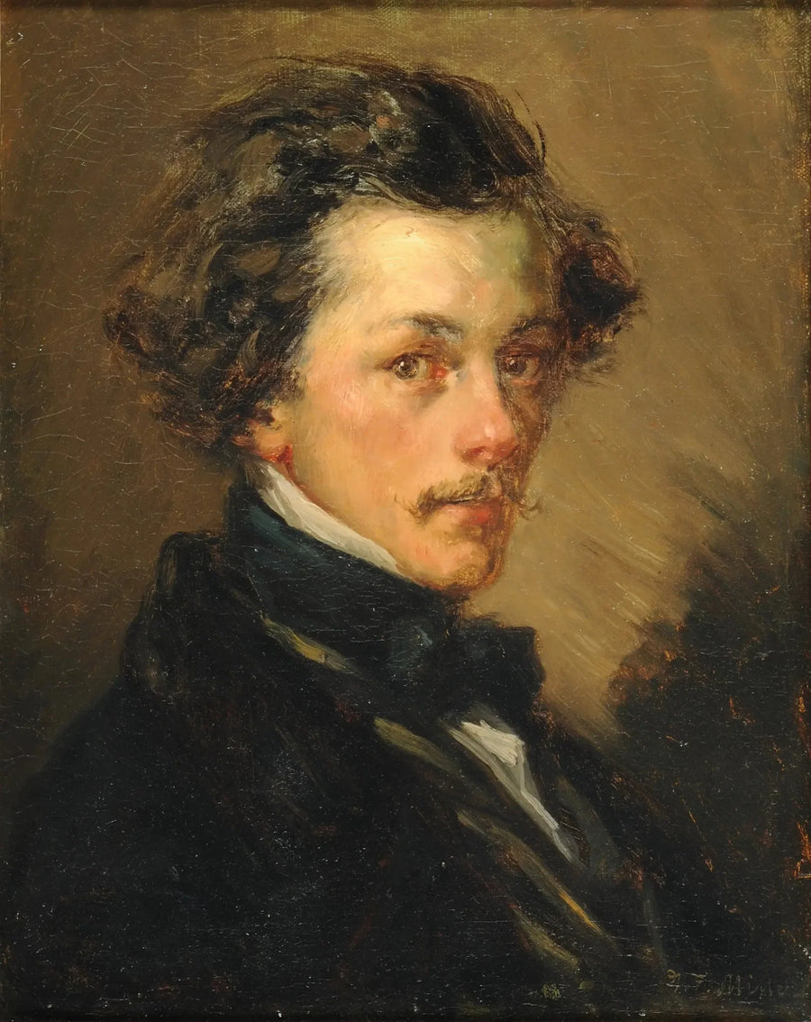Retrato de hombre anónimo - Jean-François Millet
