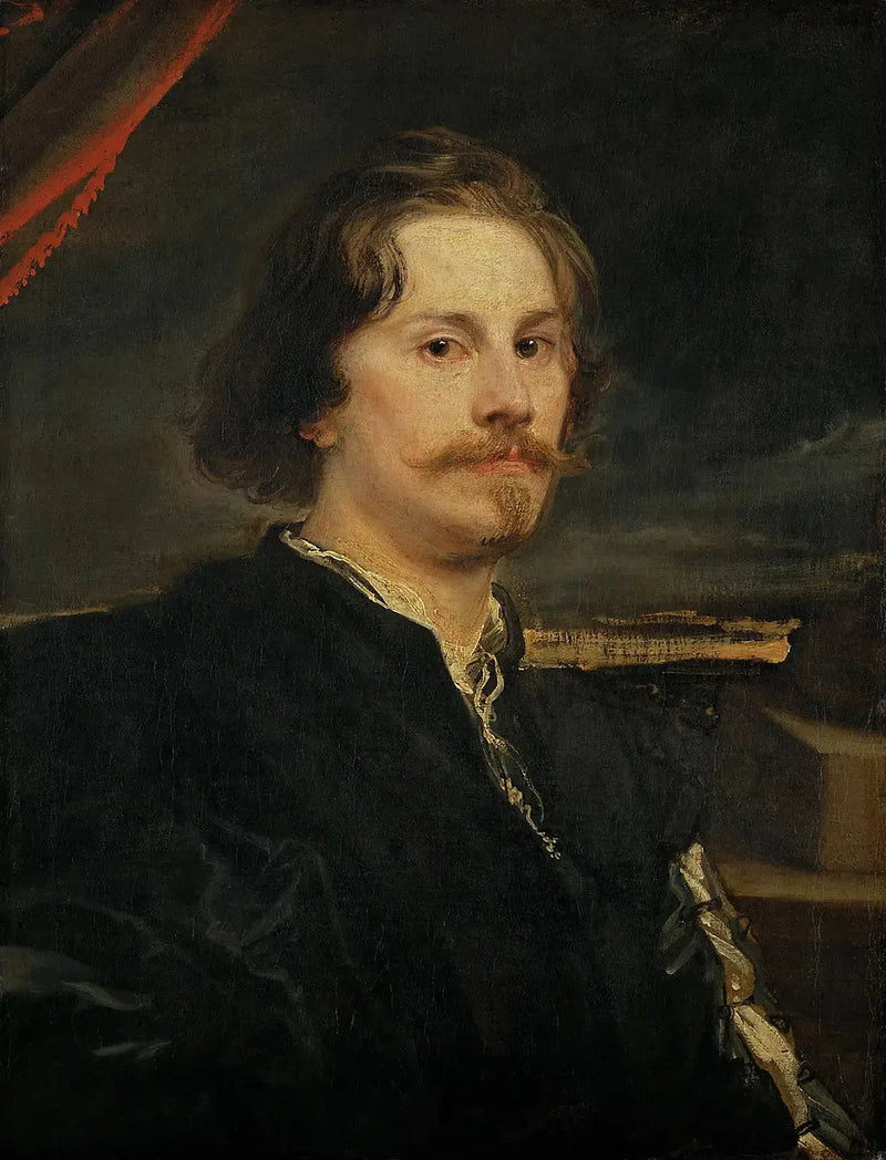 Retrato de hombre. - Antoine van Dyck