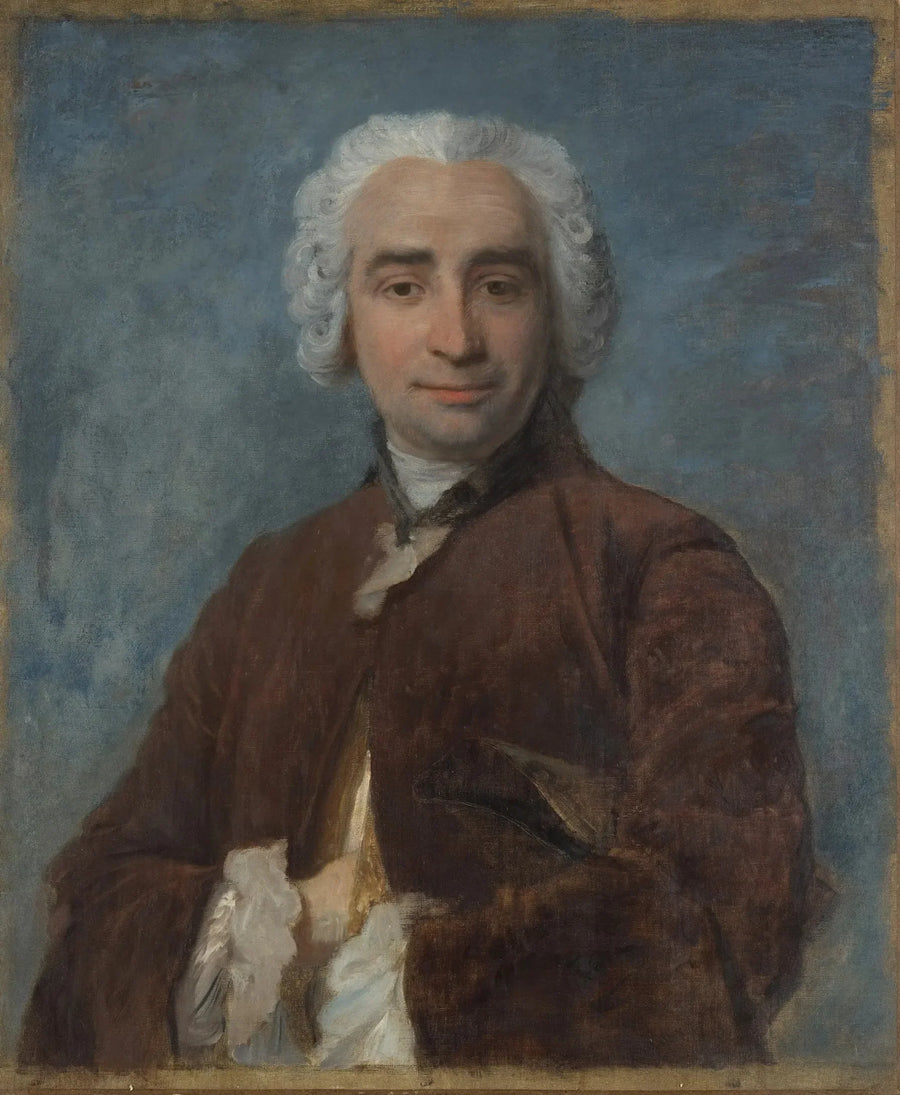 Retrato de hombre, según Maurice Quentin de La Tour - Edgar Degas