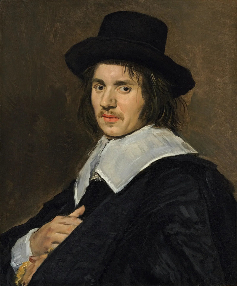 Retrato de hombre con sombrero - Frans Hals