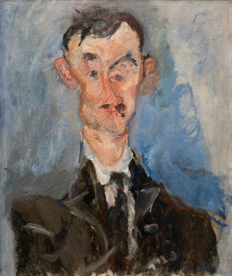 Retrato de hombre - Chaim Soutine