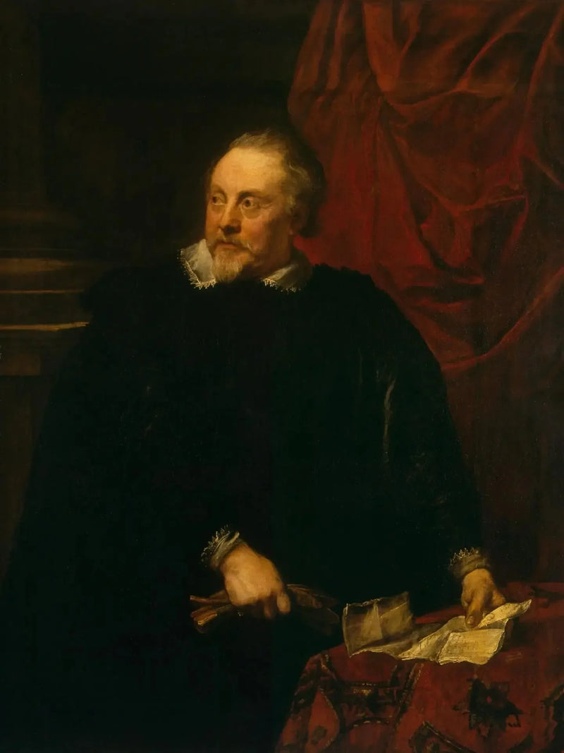 Retrato de hombre (¿Retrato de Marc-Antoine Lumagne?) - Antoine van Dyck
