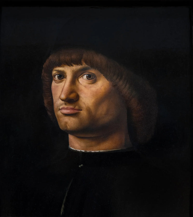 Retrato de hombre, conocido como el condotiero - Antonello de Messina