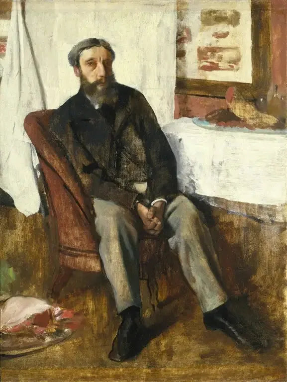 Retrato de hombre - Edgar Degas