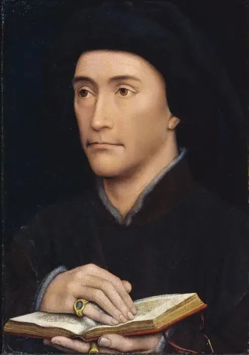 Retrato de hombre (¿Guillaume Fillastre?) - Rogier van der Weyden