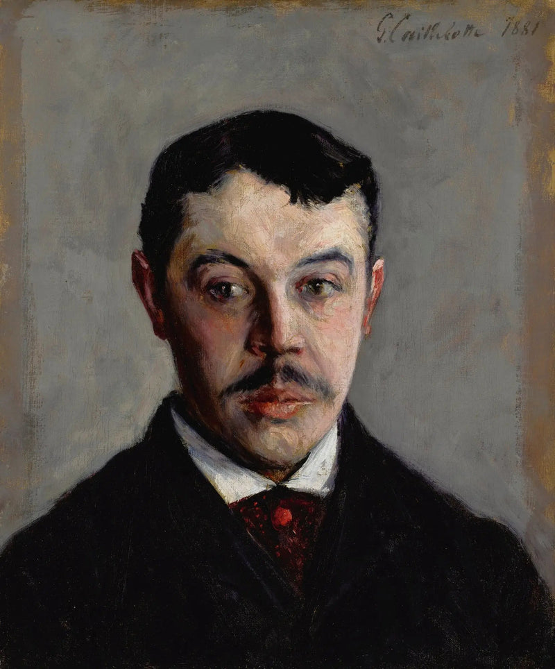 Retrato de hombre - Gustave Caillebotte