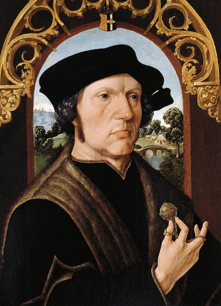 Retrato de hombre - Jacob Cornelisz van Oostsanen