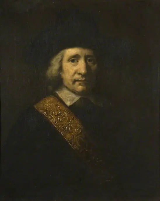 Retrato de hombre (El Portaestandarte, Floris Soop, 1604–1657) - Rembrandt