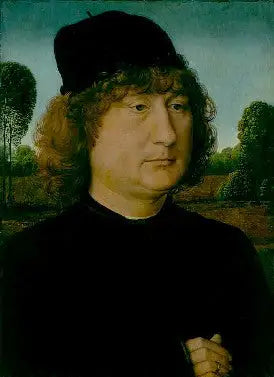 Retrato de hombre (MRBAB) - Hans Memling